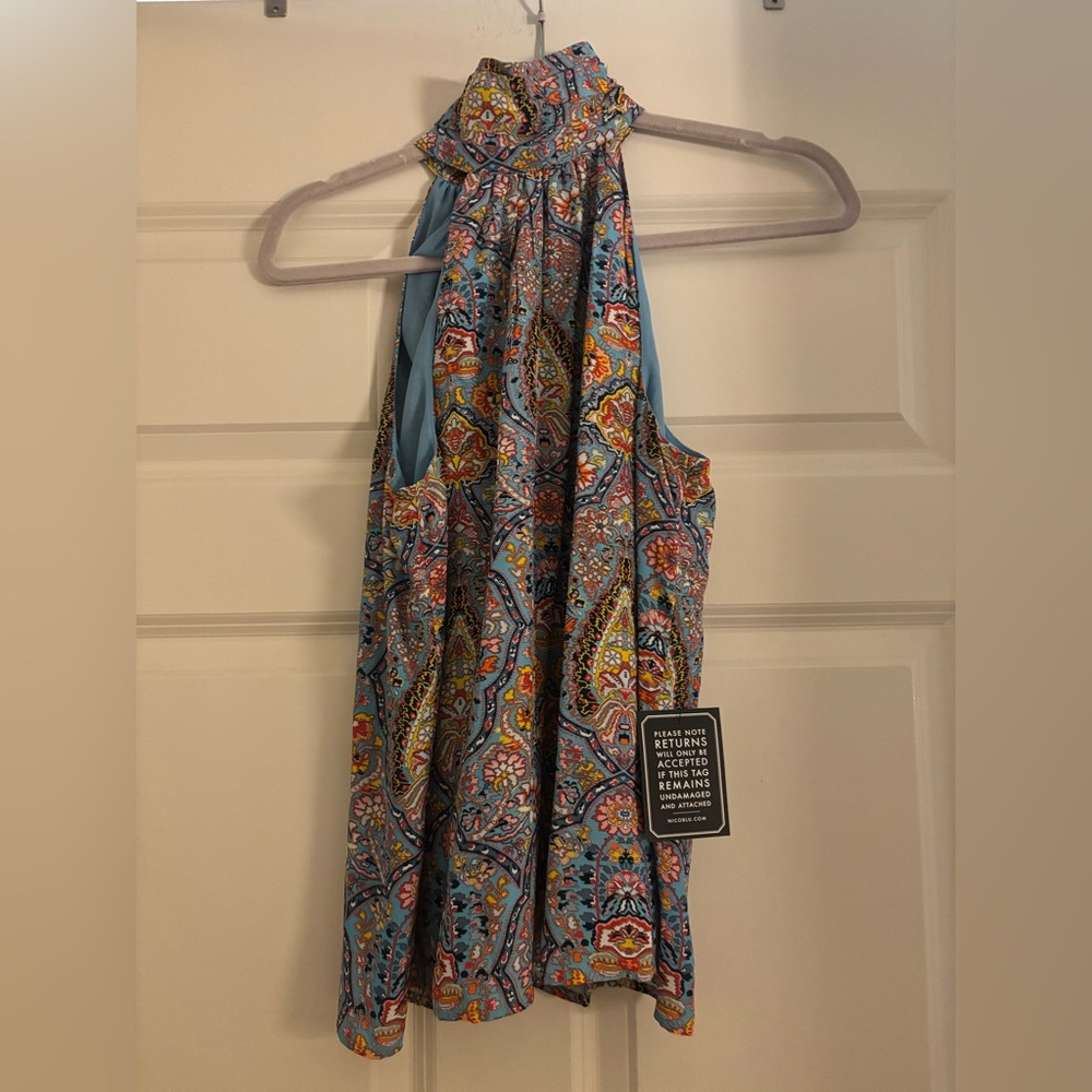 NicoBlu Paisley Halter Top